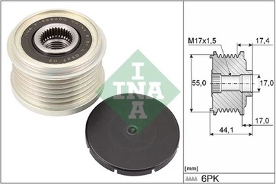 INA 535 0312 10 GENERADOR - EMBRAGUE JEDNOKIERUNKOWE  