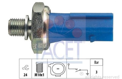 CONMUTADOR DE PRESIÓN ACEITES / SENSOR / VÁLVULA FACET  