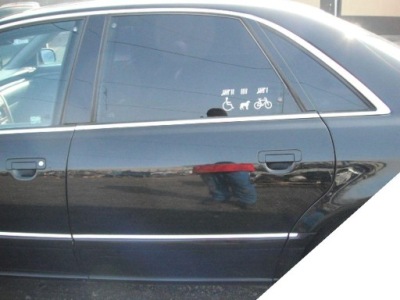 Audi a8 d2 94-99 двері ліва задні bez накладки lz5l фото №1