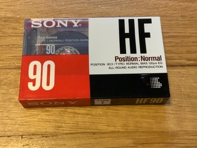 SONY HF 90 1990-92 EUR, nowa w folii, #0203