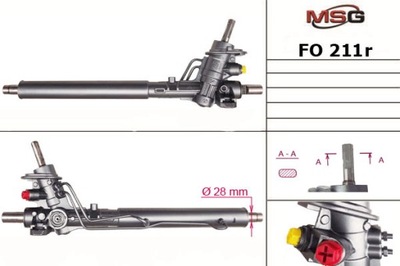 РУЛЕВОЙ МЕХАНИЗМ РУЛЕВАЯ РЕЙКА FORD, SEAT, VW