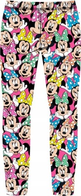 MYSZKA MINNIE Getry Legginsy dziewczęce r. 116