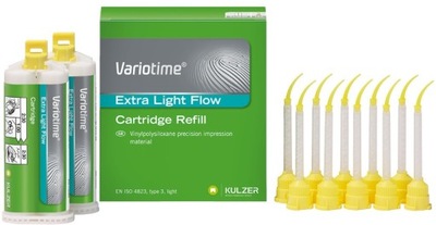 KULZER VARIOTIME EXTRA LIGHT FLOW MASA WYCISKOWA 2x50ml