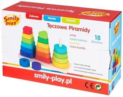 TĘCZOWE PIRAMIDY, SMILY PLAY