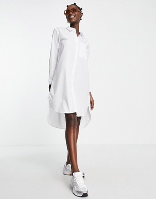 Vero Moda Biała sukienka koszulowa XS