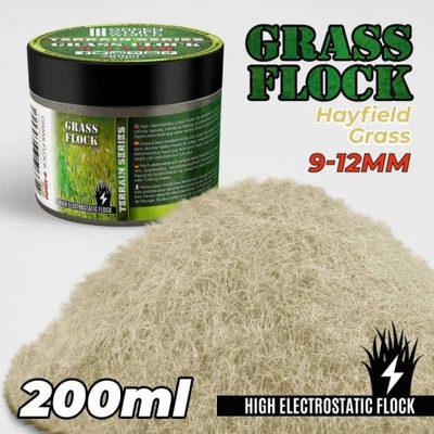 GSW 11165 Static Grass Flock 9-12mm 200ml - HAYFIELD GRASS (trawa statyczna