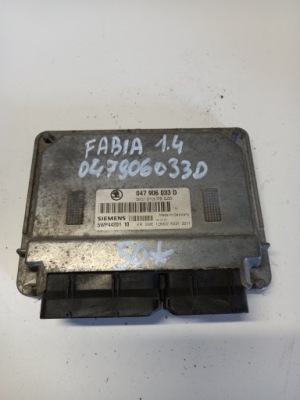 Блок керування бортовий комп'ютер skoda fabia 1.4 b 047906033d фото №1
