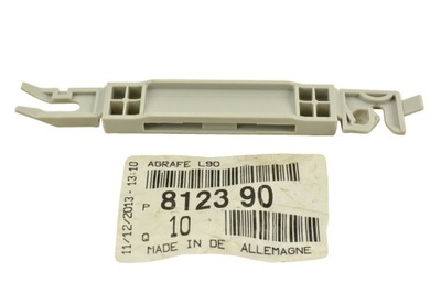 Клипса кронштейн накладки стекло перед peugeot 407 фото №1