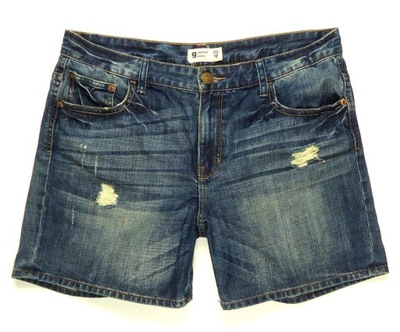 GINA TRICOT spodenki damskie jeansowe szorty przetarcia 40/42