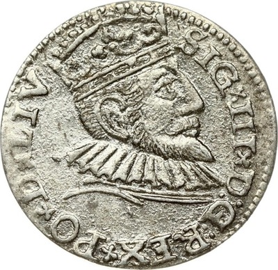 Zygmunt III Waza Trojak 1593 Ryga