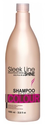 Stapiz SLEEK LINE color szampon do włosów farbowanych 1l