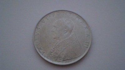 Watykan - 100 lira - Papież Paweł VI - 1965