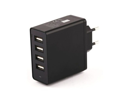 SZYBKA ŁADOWARKA SIECIOWA TELEFONU USB USB-C 4PORT