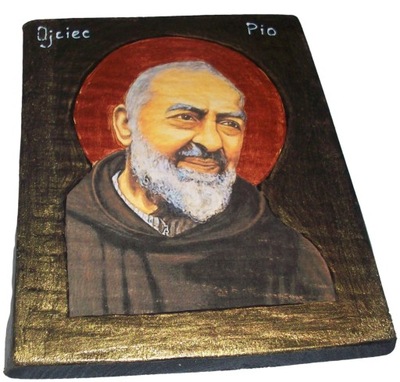 Ikona Święty Ojciec Pio patron spowiedników