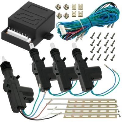 Набір універсальний замок центральний slave master 4 двері блок керування обладнання фото №1