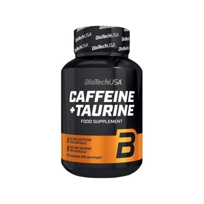 BioTech USA Caffeine+Taurine 60kap Kofeina Tauryna