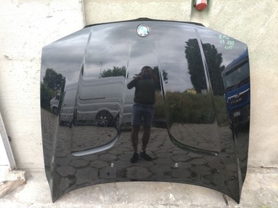 Bmw x3 e83 lift капот крышка двигателя black saapir фото №1