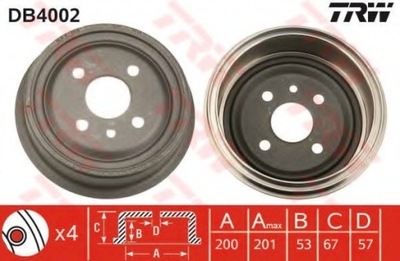 BEBEN DE FRENADO OPEL ASTRA F, KADETT, VECTRA  