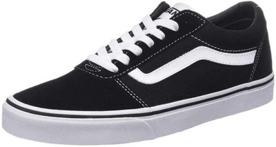 VANS WARD DAMSKIE TRAMPKI CZARNE Z LOGO 42 1ŻHD