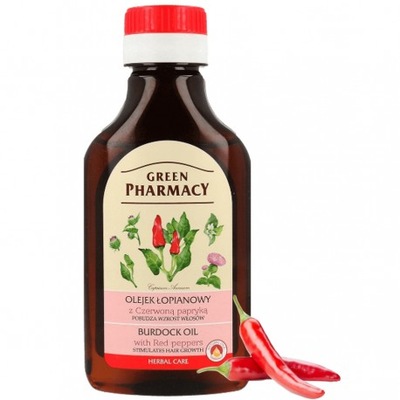Green Pharmacy lopúchový olej 100ml paprika