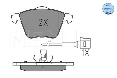 PADS HAM. VW P. EOS/GOLF/PASSAT 05-12  