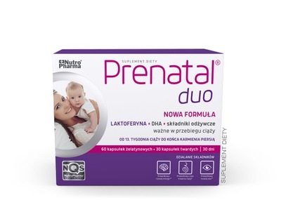 Prenatal DUO tabl.i kaps. 30tabl.(+60kaps.)