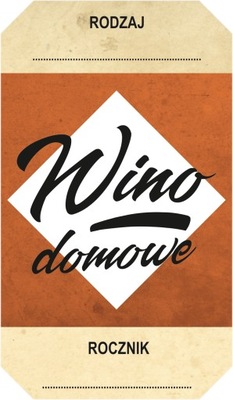 Etykiety Naklejki Samoprzylepne na Wino 60szt WD1