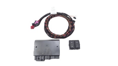 Nowa жгут + оригинальный новый модуль фаркоп audi q7 4m0 + кнопка фото №1