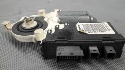 9637541380 моторчик стекло правый перед citroen c5 фото №1