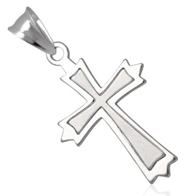 Krzyżyk srebrny bez wizerunku srebro pr.925