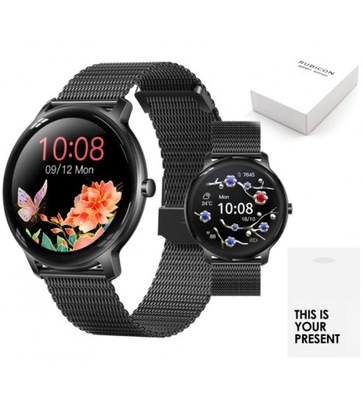 SMARTWATCH RUBICON RNBE66 DAMSKI ZEGAREK SILVER SI