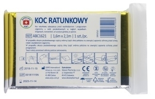 Koc ratunkowy 160 cm x 210 cm 1 szt