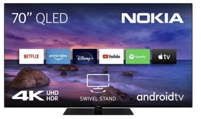 Telewizor Nokia 70" 7000D QLED 4K UHD Smart Android TV