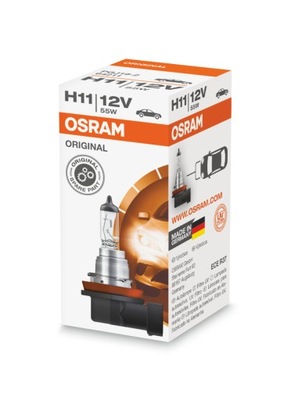 ЛАМПОЧКА OSRAM H11 ORIGINAL КЛАСИЧНИЙ 12V 1 ШТУКА