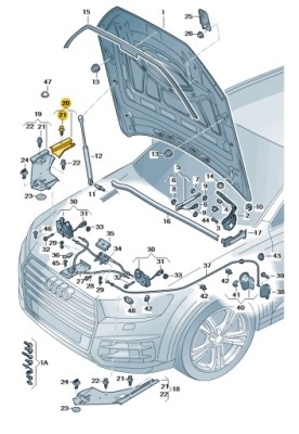 Nowe оригинальные audi оригинальный номер накладка 4m0805700a фото №1