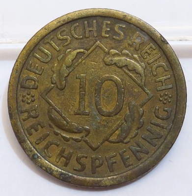 10 pfennig 1925 A NIEMCY REPUBLIKA WEIMARSKA