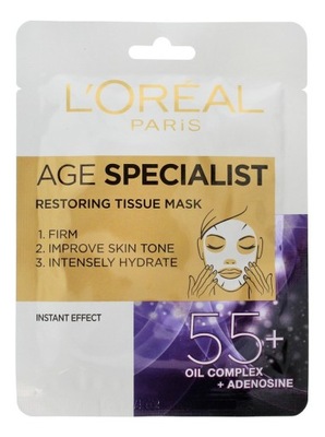 L'Oreal Paris Maska na tkaninie odbudowująca