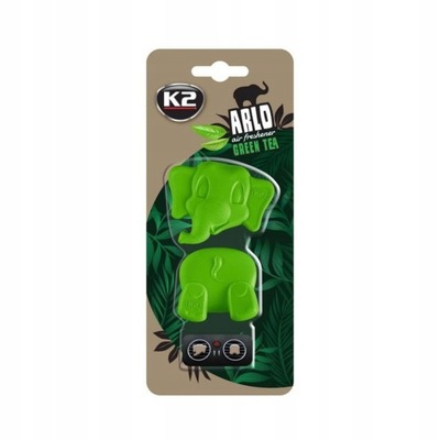 K2 arlo green TEA Zapach samochodowy słonik
