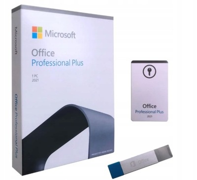 Microsoft Office Professional Pro Plus 2021 USB 1 PC licencja wieczysta BOX