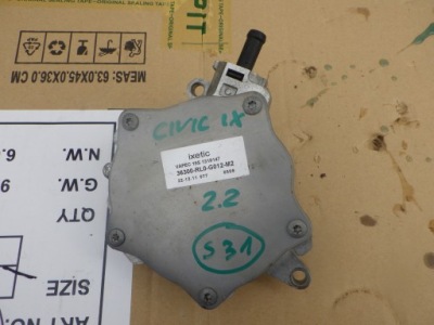Насос vacu вакуум civic ix 2.2 i-dtec 36300rl0g012 фото №1