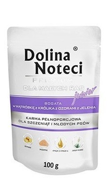 Dolina Noteci Premium Pies Junior Wątróbka z królika i ozory