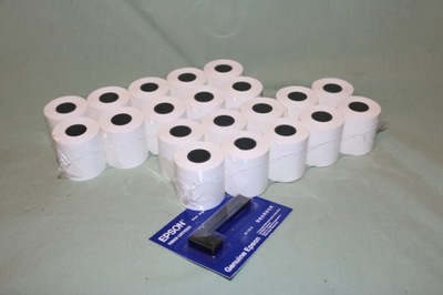 Бумага лента barwiąca do termografu drukarki transcan фото №1