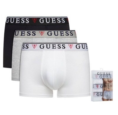 GUESS BOKSERKI MĘSKIE 3-PACK|U97G01JR003 F017| XXL