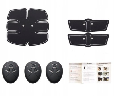 Elektrostymulator Stymulator Mięśni Brzucha EMS x3