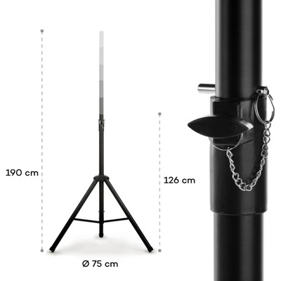 Statyw kolumnowy 2 szt. Auna Pro Cube #3701