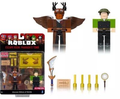 ZESTAW FIGUREK ROBLOX GAME PACK. ESCAPE ROOM THE PHAROAH’S TOMB