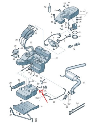 Audi a5 8t двигатель angled шланг 8k0131853ta original фото №1