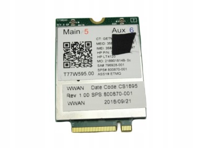 MODEM FOXCONN T77W595 800870-001