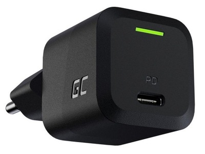 Szybka Mini-Ładowarka Sieciowa GreenCell PowerGaN 33W 3A USB-C PD3.0/QC 3.0