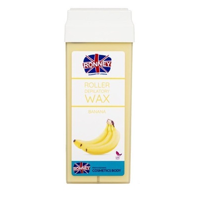 RONNEY - Wosk do depilacji - wkład bananowy WAX CA